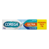 Corega Ultra kleefcrème gebitsprothese voordeel