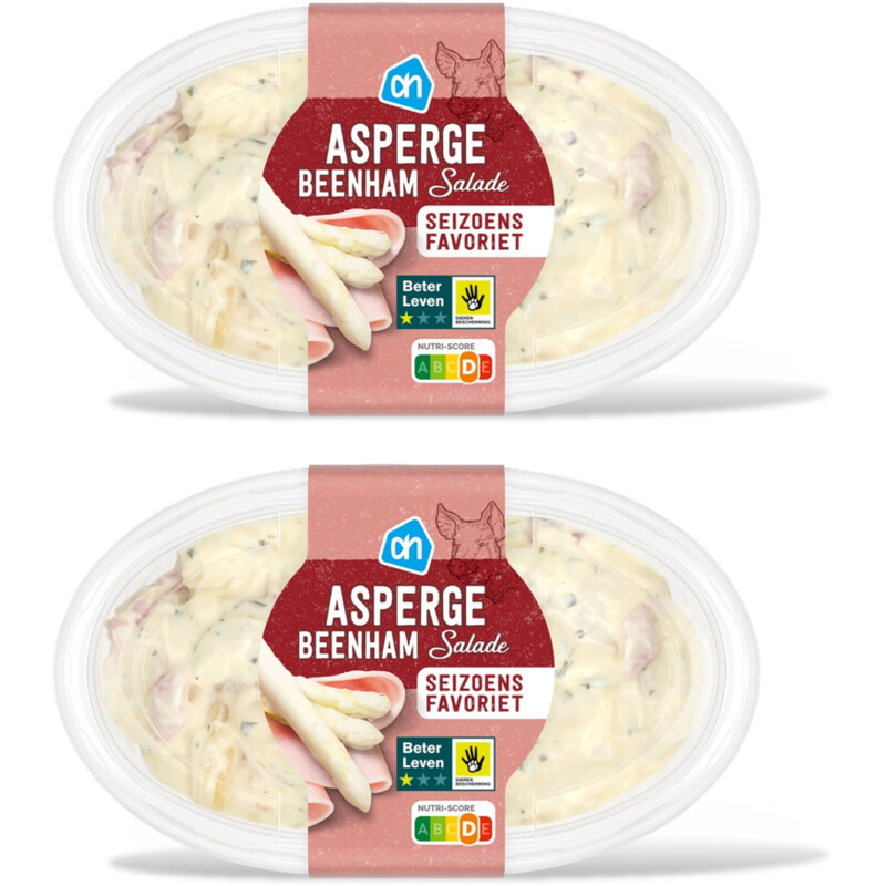 AH Asperge beenham salade 2-pack