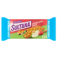 Sultana Fruitbiscuit aardbei 30% minder suiker