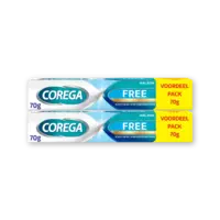 Corega Free kleefcreme gebitsprothese vrdl 2pck