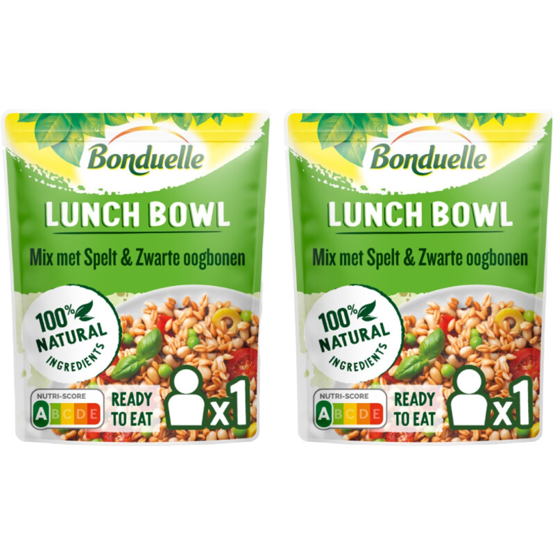 Een afbeelding van Bonduelle Lunchbowl Spelt 2-pack