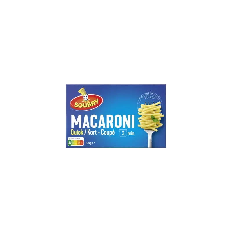 Soubry Quick macaroni kort bel