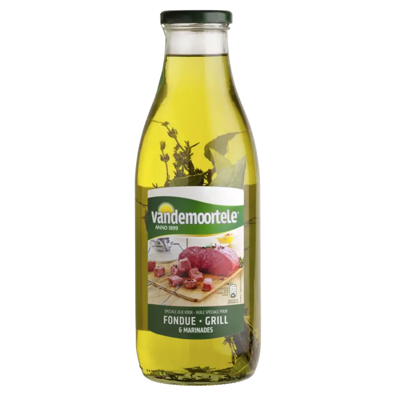Vandemoortele Fondue en grill olie bel