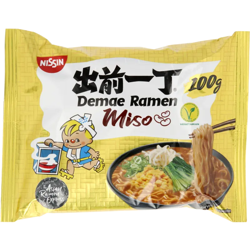 Nissin Demae ramen miso