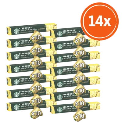 pdp-image-Starbucks Nespresso creamy vanilla capsule 14-pack