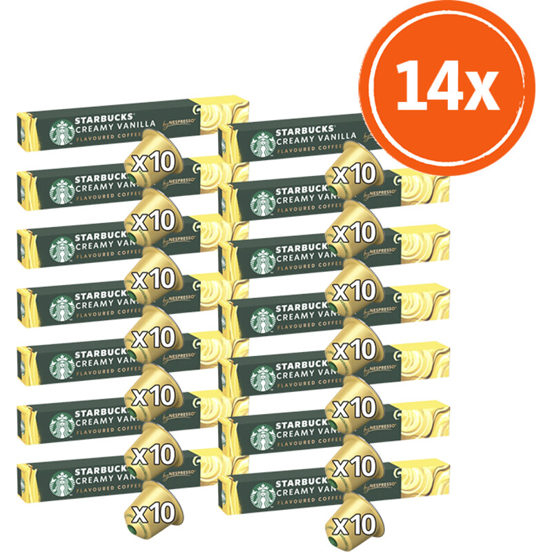 Starbucks Nespresso creamy vanilla capsule 14-pack