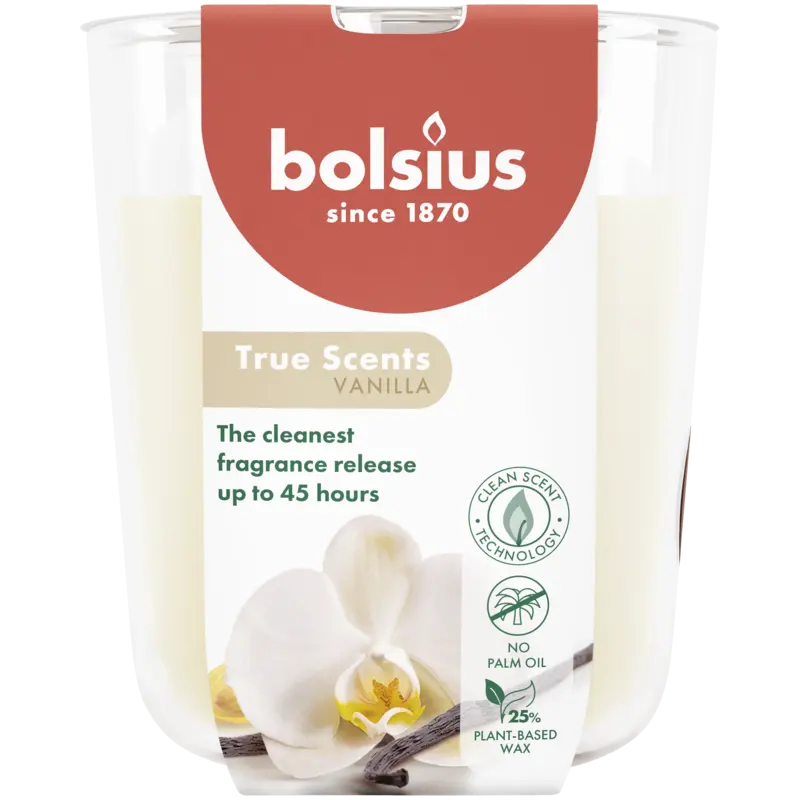 Bolsius True scents geurglas vanilla