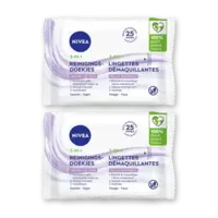 NIVEA Sensitive reinigingsdoekjes 2-pack