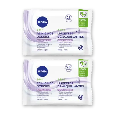 pdp-image-NIVEA Sensitive reinigingsdoekjes 2-pack