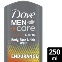 Dove Sport endurance body + face + hair wash