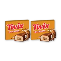 Twix Karamel cookie ice bar 2-pack