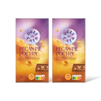 Delicata pecan pie poetry melkchocolade 2-pack