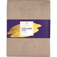 Een afbeelding van AH Excellent Tafellaken velvet goud 140x241cm