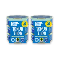 Fish Tales Skipjack tonijn in water 3-pack 2-pack