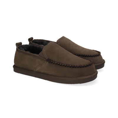 pdp-image-Greyhound Slof suede donkerbruin maat 42-43