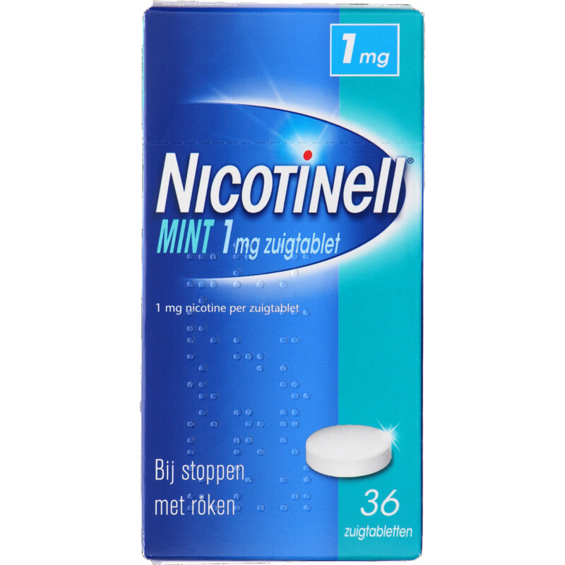 Een afbeelding van Nicotinell Mint zuigtablet 1mg stoppen met roken