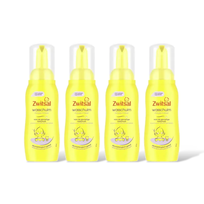Baby wasschuim 4-pack