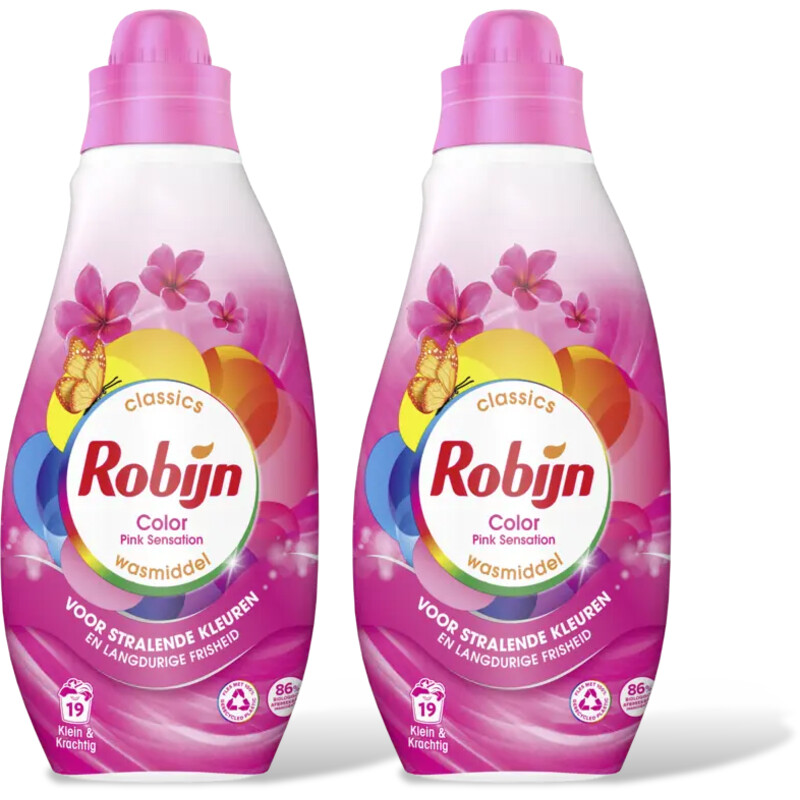 Robijn Color pink sensation wasmiddel 2-pack