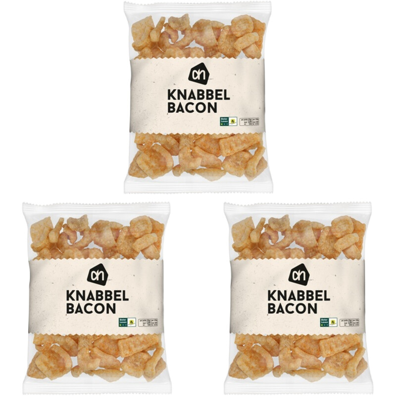 Een afbeelding van AH Knabbelbacon 3-pack