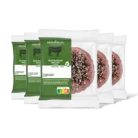 AH Greenfields Beefburger bacon 2 stuks 5-pack