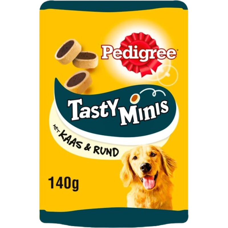 Een afbeelding van Pedigree Tasty mini's kaas & rund hondensnacks