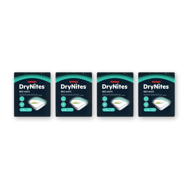 DryNites bed mats 4-pack
