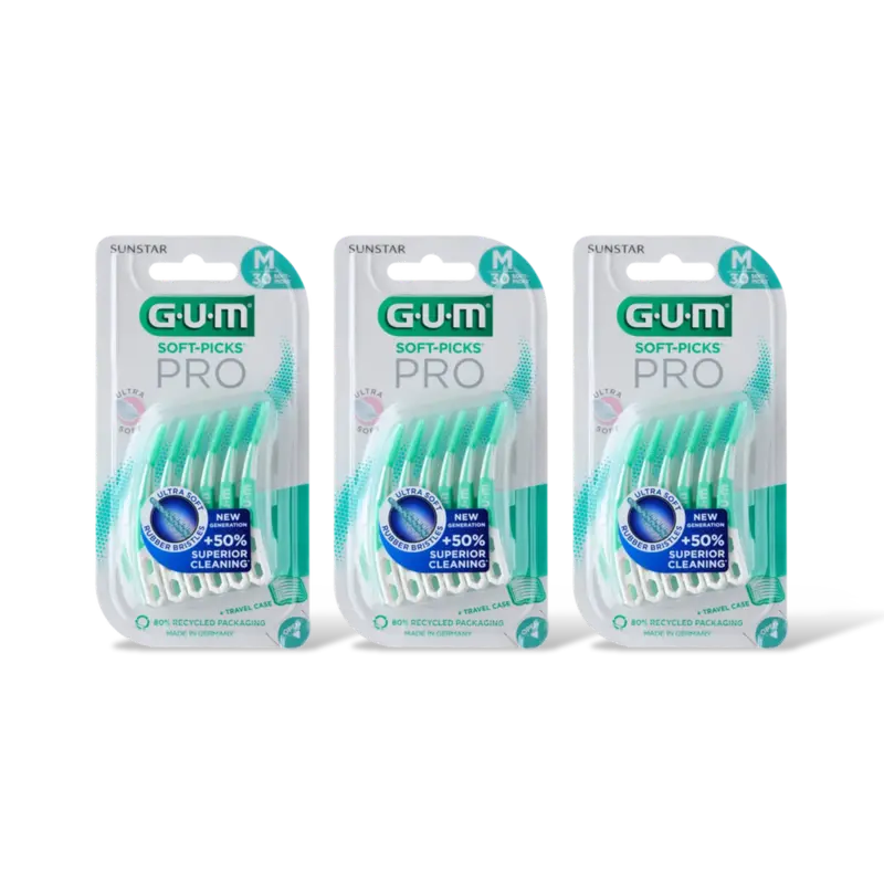 GUM Soft-picks pro medium 3-pack