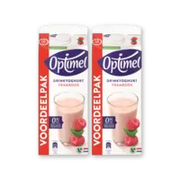 Optimel Drinkyoghurt framboos voordeelpak 2-pack