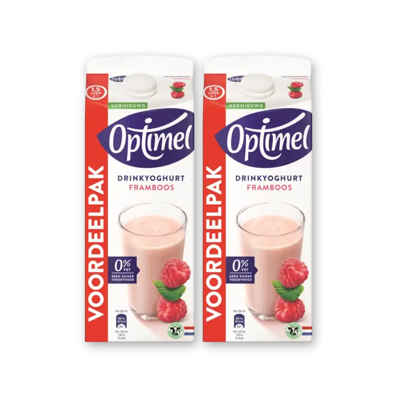 Drinkyoghurt framboos voordeelpak 2-pack