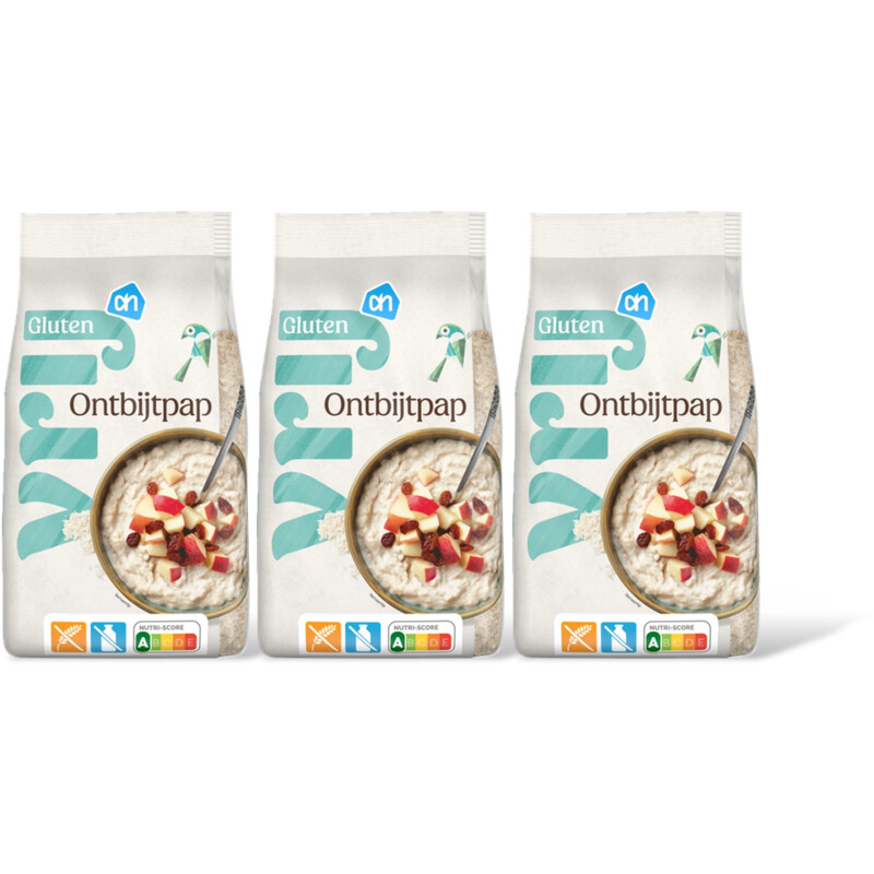 AH Glutenvrij Ontbijtpap 3-pack