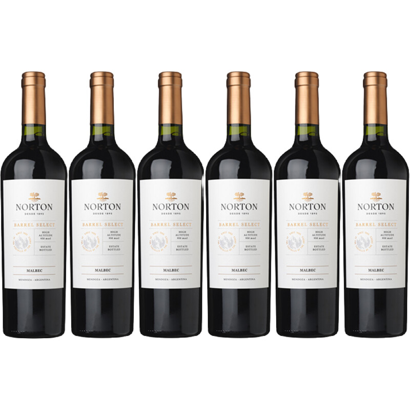Een afbeelding van Norton Barrel select malbec 6 flessen