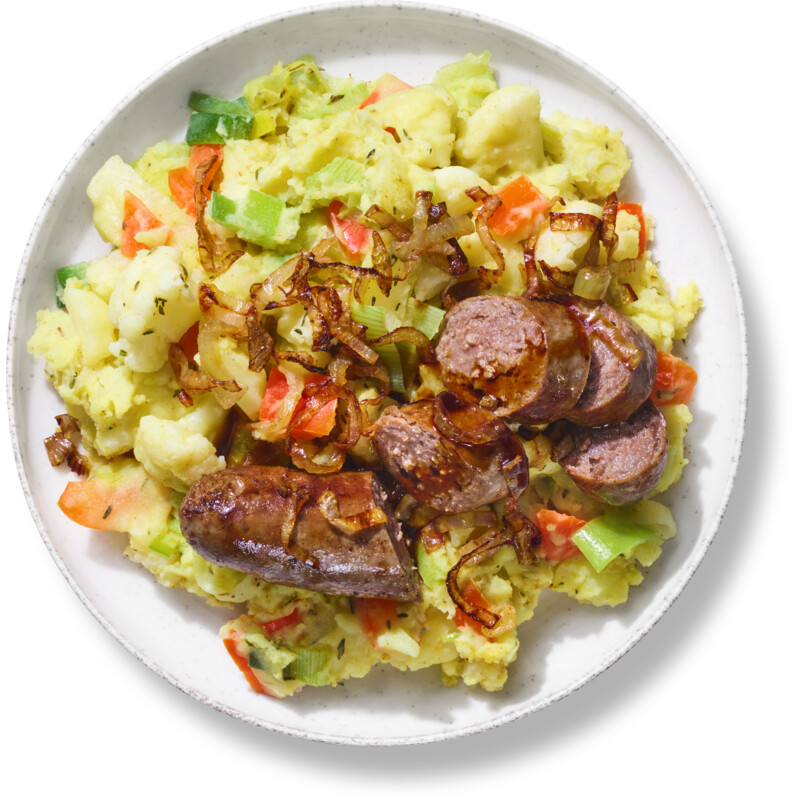 Een afbeelding van AH Stamppot bloemkool en prei verspakket