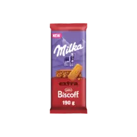 Milka Chocoladereep extra lotus biscoff