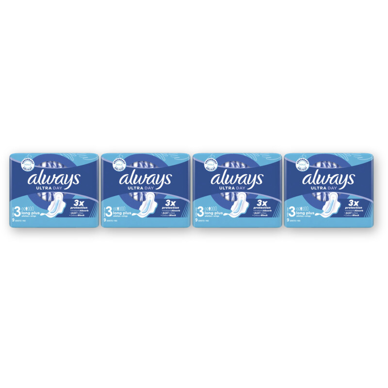 Always Maandverband Longs Plus 4-pack