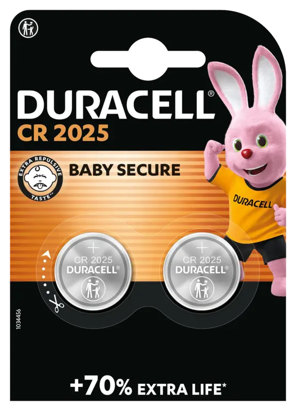 Duracell 2025 Lithium-knoopcelbatterijen CR2025