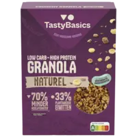 TastyBasics Low carb-high protein granola naturel