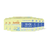 Zwitsal Water&care babydoekjes geur 6-pack