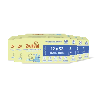 pdp-image-Zwitsal Water&care babydoekjes geur 6-pack