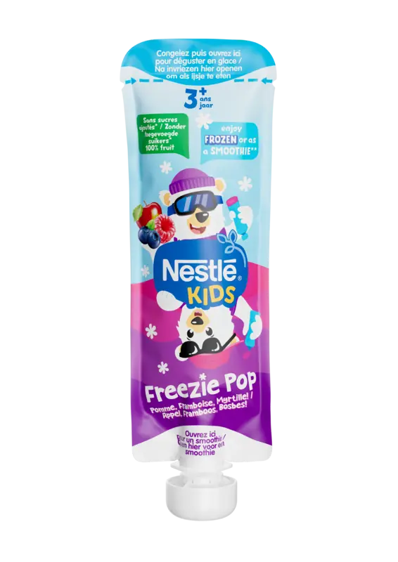 Kids Freezie Pop Appel, Framboos, Bosbes! 3+ Jaar