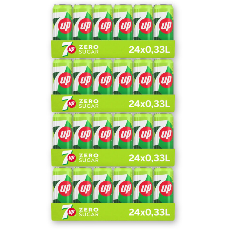 7up Zero sugar 96-pack