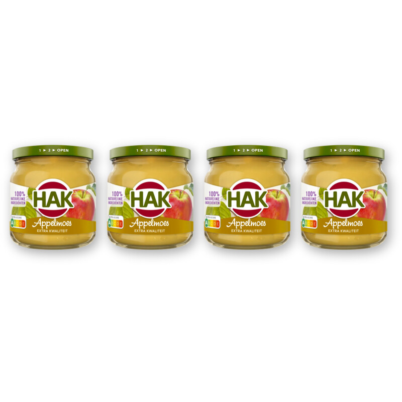 Hak Appelmoes extra kwaliteit 4-pack