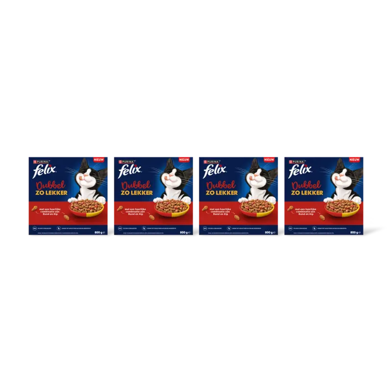 Felix Dubbel zo lekker rund en kip 4-pack