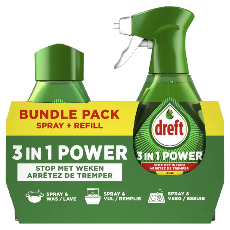 Dreft 3in1 power spray bundle pack citroen