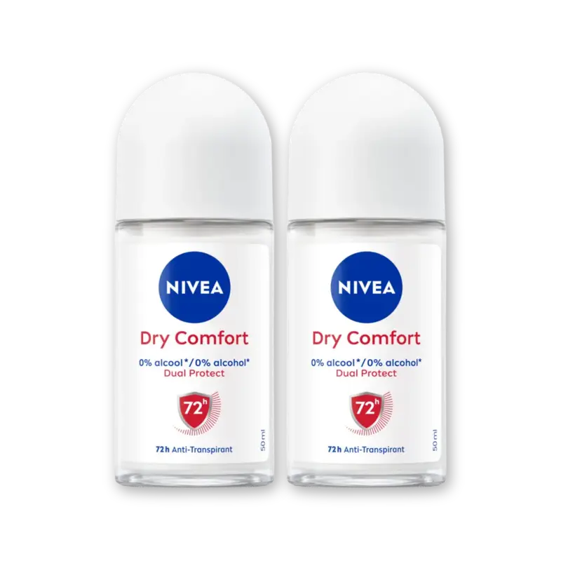 NIVEA Dry comfort anti transpirant rol 2pck