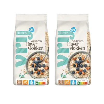 pdp-image-AH Glutenvrij Volkoren havervlokken 2-pack