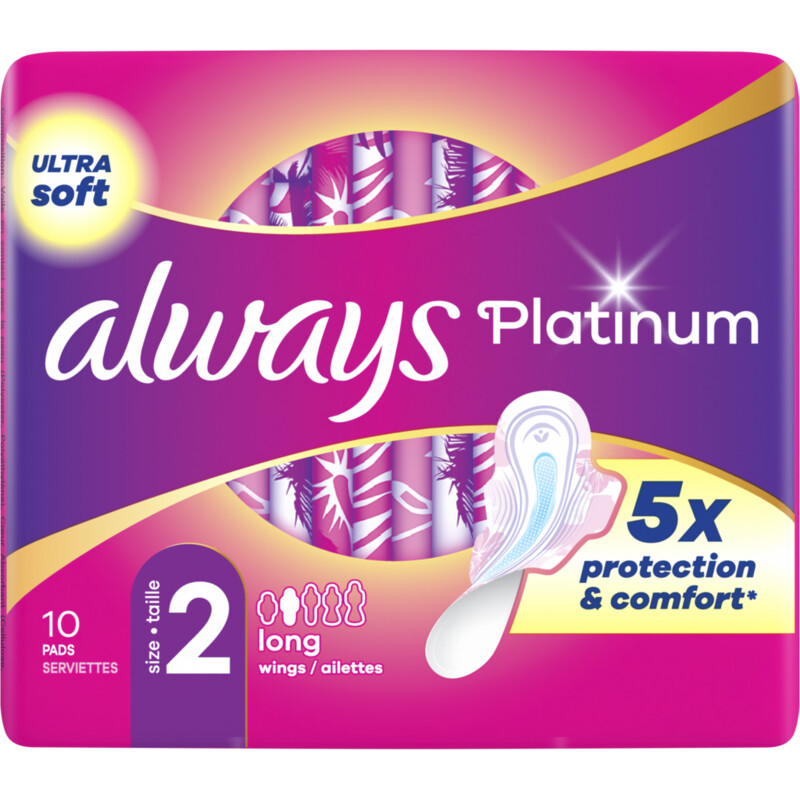 Een afbeelding van Always Platinum long maandverband