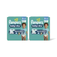Pampers Baby-dry luiers maat 5 2-pack