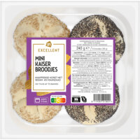 Een afbeelding van AH Excellent Mini kaiserbroodjes sesam maanzaad