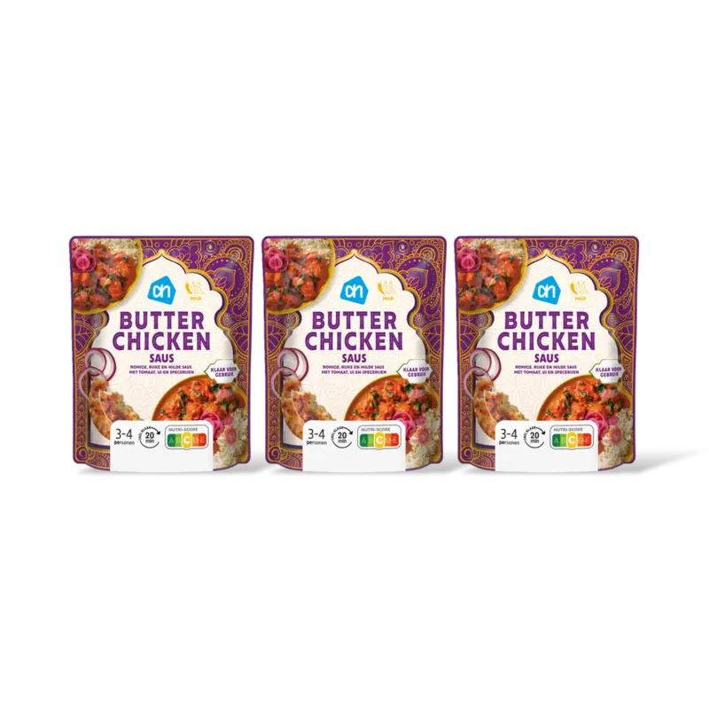 Butter chicken saus 3-pack