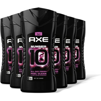 pdp-image-Axe 3in1 number 10 showergel 6-pack